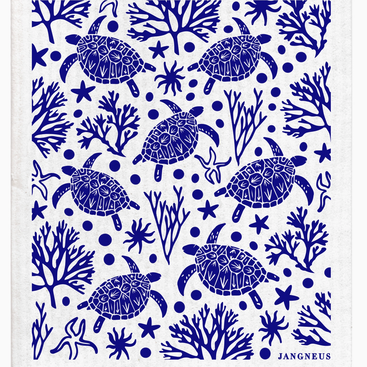 Swedish Dishcloth: Turtles