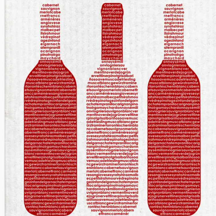 Swedish Dishcloth: Red, Red Wine