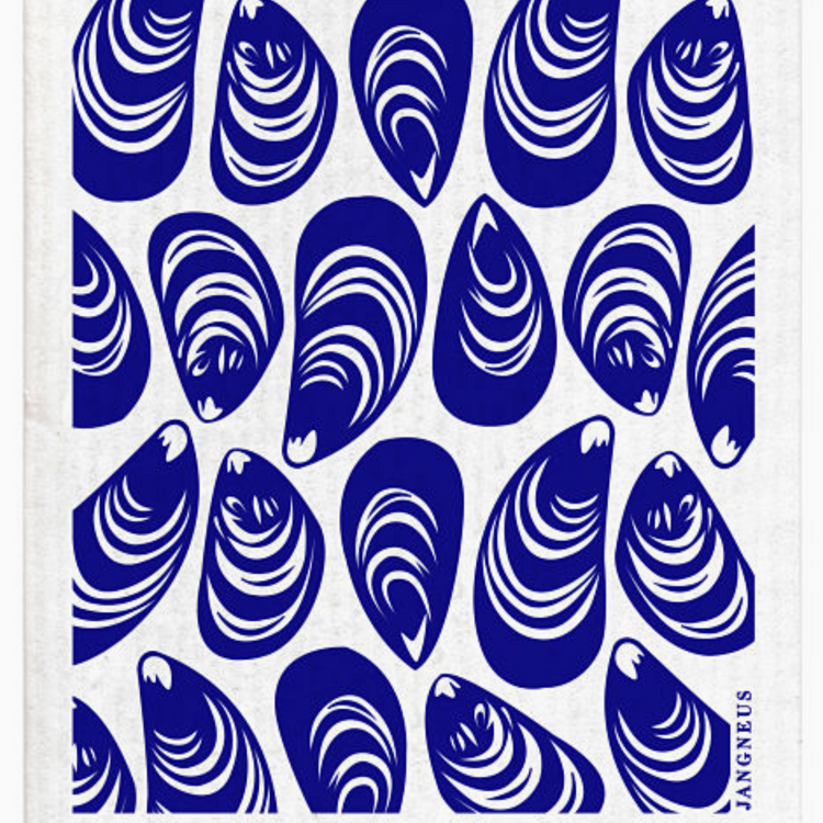 Swedish Dishcloth: Mussels
