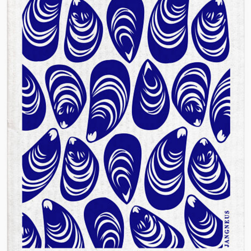 Swedish Dishcloth: Mussels