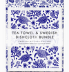 Turtle Tea Towel and Dishcloth Gift Set