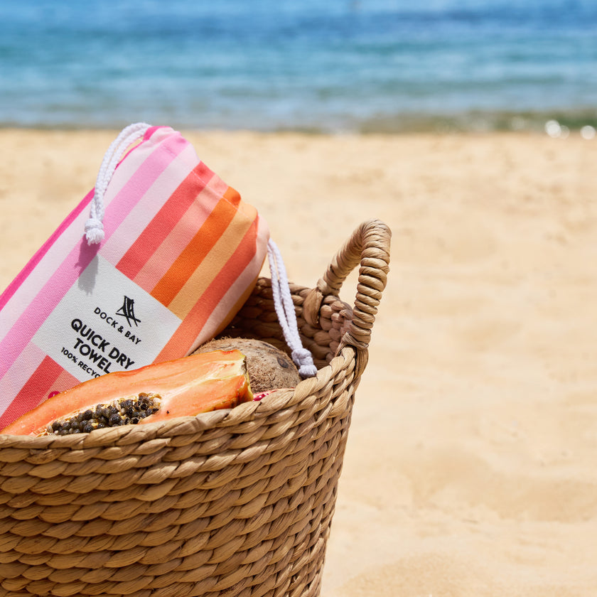 Fresh Summer Stripes Quick Dry Beach & Travel Towels