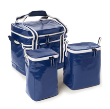 Tall insulated cooler bag
